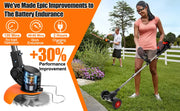 1850W Cordless Electric Lawn Mower