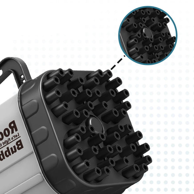 69-Hole Light-Up Bubble Gun