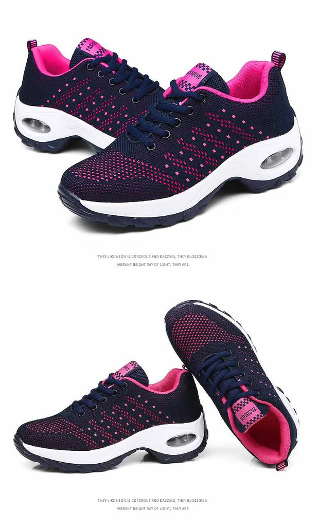 Women’s Breathable Platform Walking Shoes
