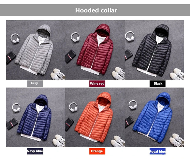 Men’s Ultra Lightweight Packable Down Jacket