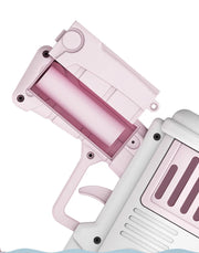69-Hole Light-Up Bubble Gun