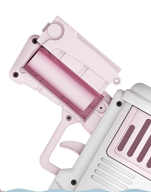 69-Hole Light-Up Bubble Gun