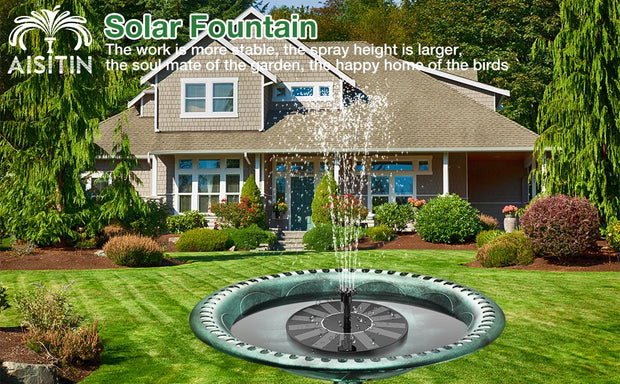 1.5W Solar Bird Bath Fountain