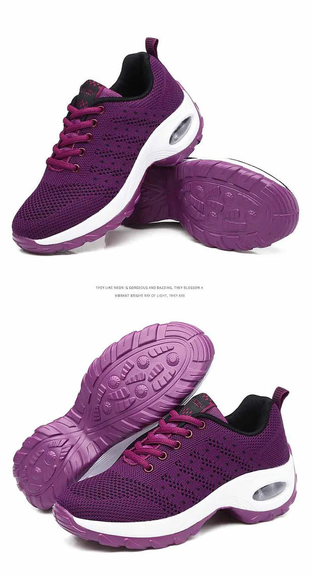 Women’s Breathable Platform Walking Shoes