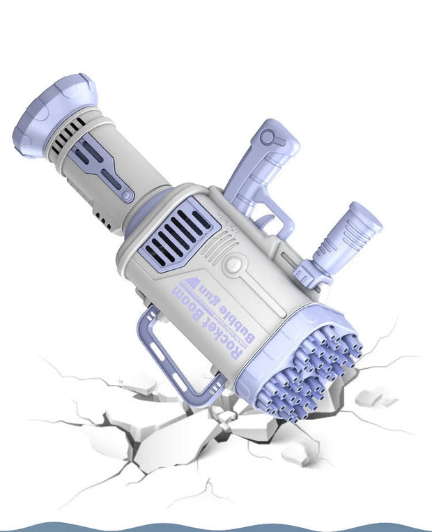 69-Hole Light-Up Bubble Gun