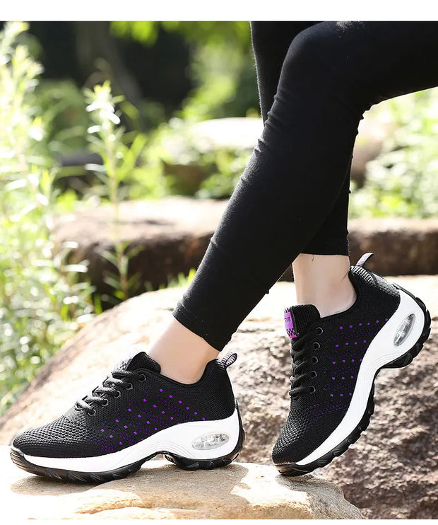 Women’s Breathable Platform Walking Shoes