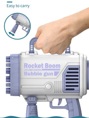 69-Hole Light-Up Bubble Gun