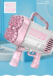 69-Hole Light-Up Bubble Gun