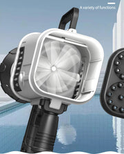 69-Hole Light-Up Bubble Gun