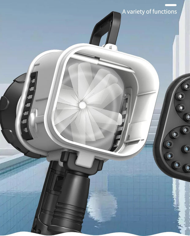 69-Hole Light-Up Bubble Gun