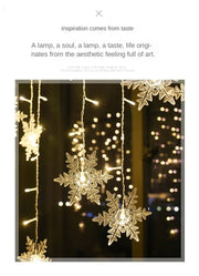 3.2M LED Snowflake String Lights