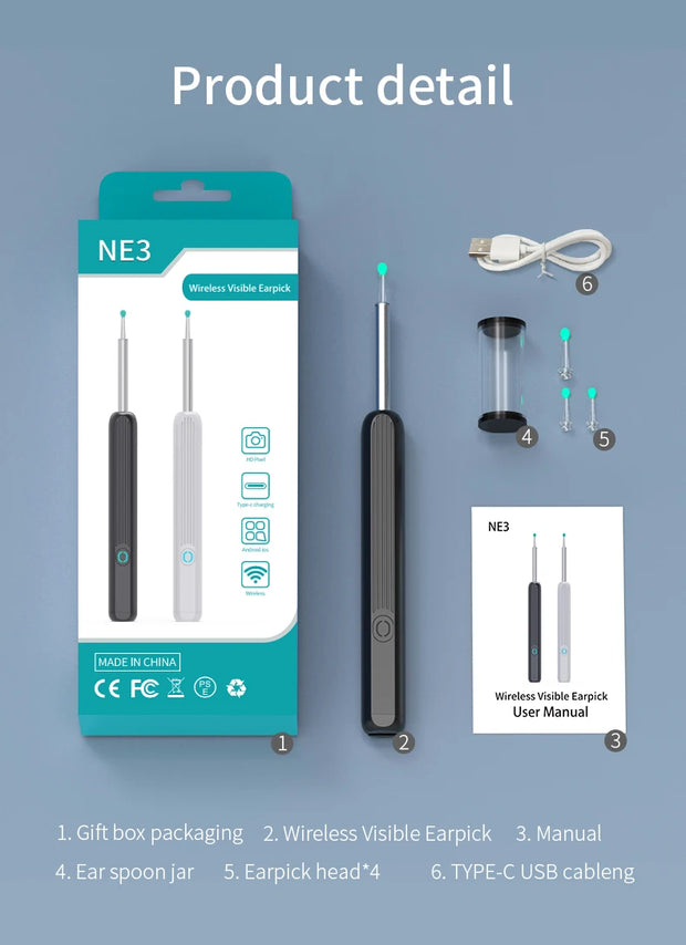 Wireless Ear Cleaning Camera Kit