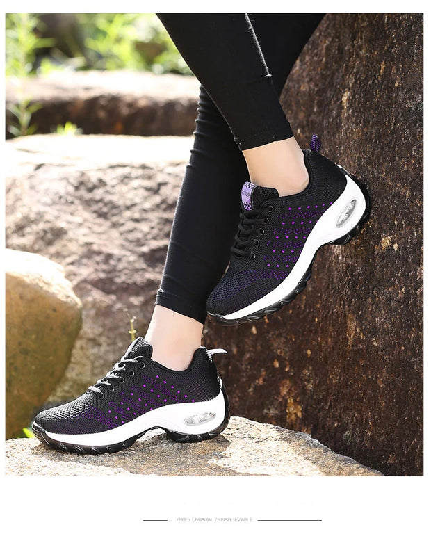 Women’s Breathable Platform Walking Shoes