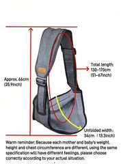Adjustable Baby Carrier with Waist Stool