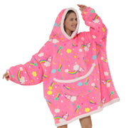 Cartoon Oversized Hoodie Blanket