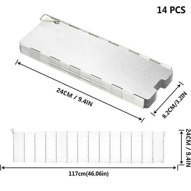 Windproof Screen for Outdoor Camping & Picnic Cooking
