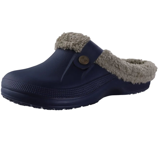 Fuzzy Waterproof Winter House Slippers