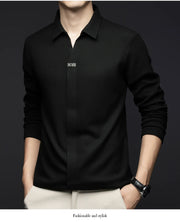 Solid Color V-Neck Shirt