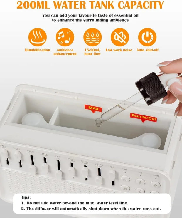 White Noise Aroma Sleep Machine