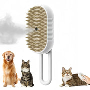 3-in-1 Steam Spray Pet Brush