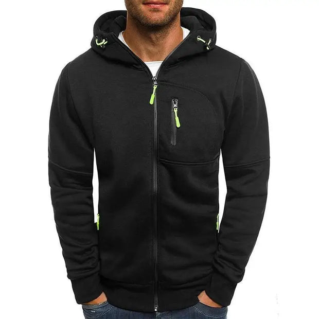Men’s Hooded Cardigan Sweater Jacket
