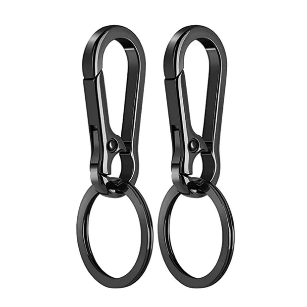 5PCS Metal Gourd Buckle Keychain – Durable Carabiner Hooks for Keys & Gear