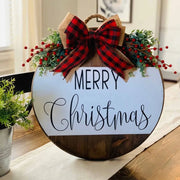 Wooden Holiday Sign