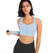 Women’s Front Zipper Sports Bra