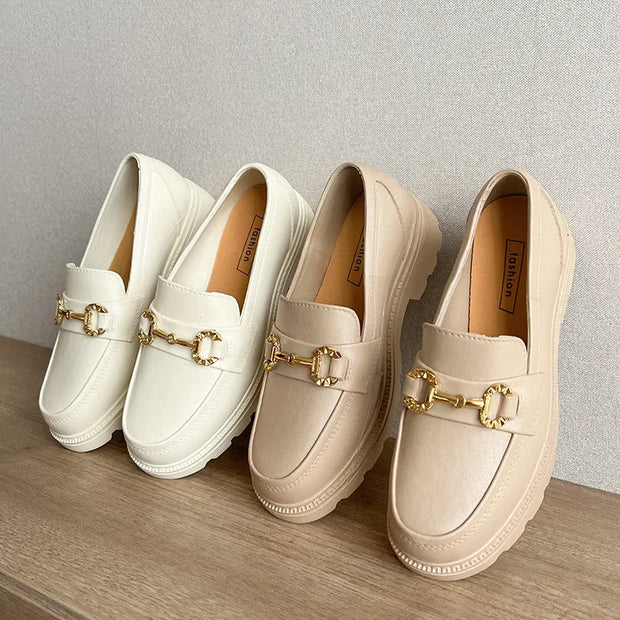 Platform Slip-On Loafers Women