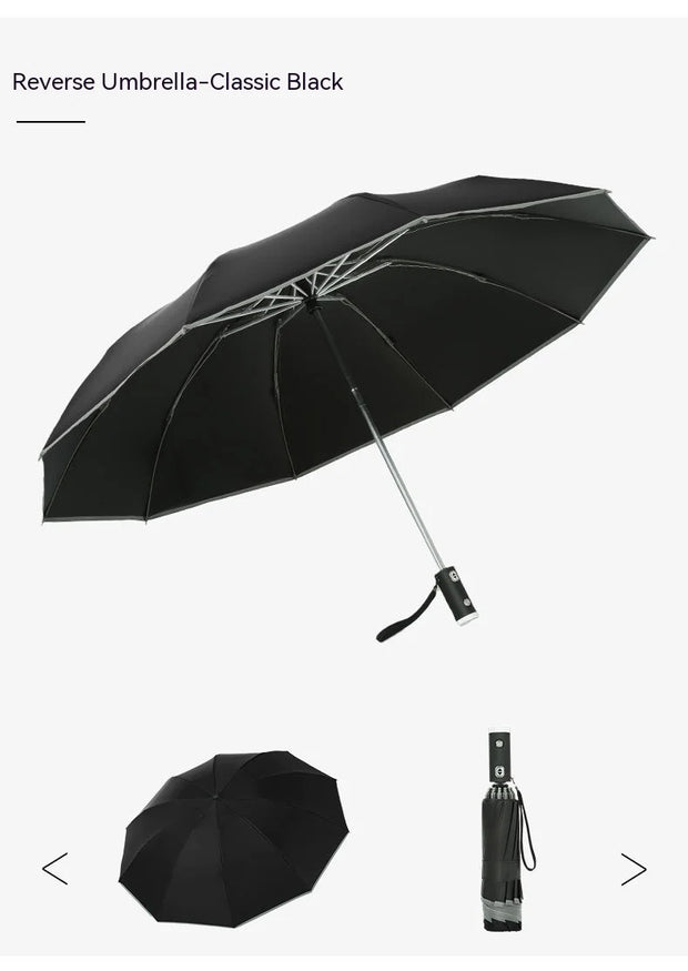 Automatic Reverse Folding Umbrella