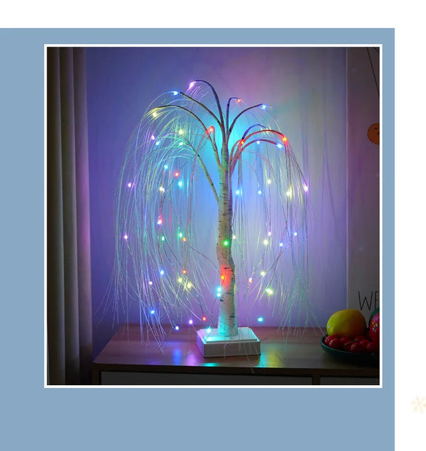 16-Color LED Willow Lamp