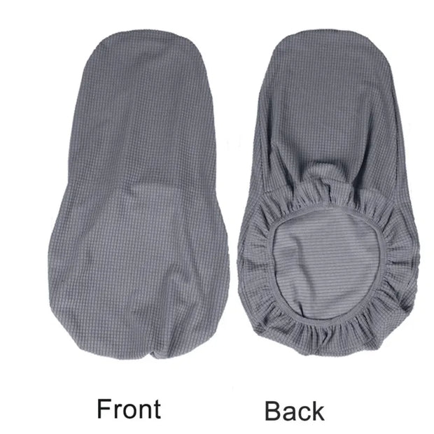 Solid Color Short Back Chair Cover