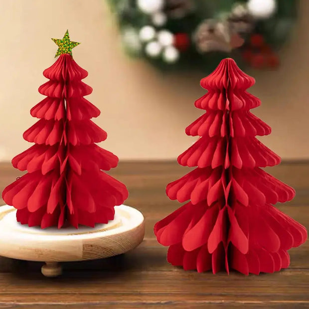 3D Paper Christmas Tree Decor