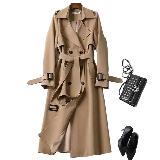 Mid-Length British Style Windbreaker