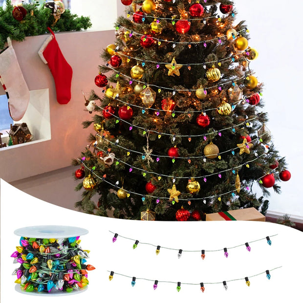 5M Colorful Bulb Garland Decor