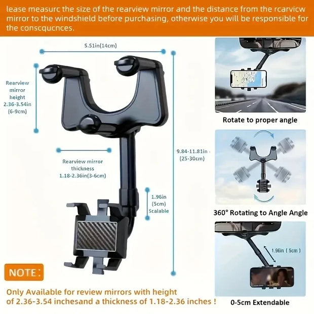 360° Car Phone Holder