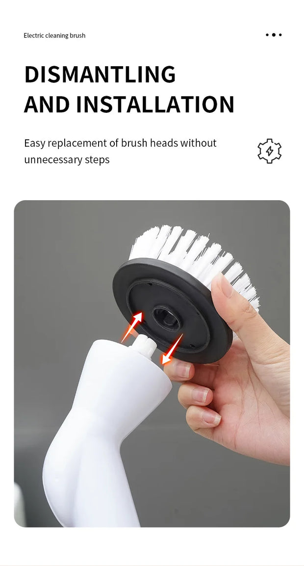 6-in-1 Electric Cleaning Brush