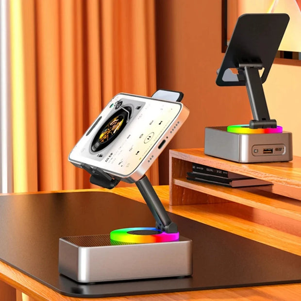 3-in-1 Phone Holder with Speaker
