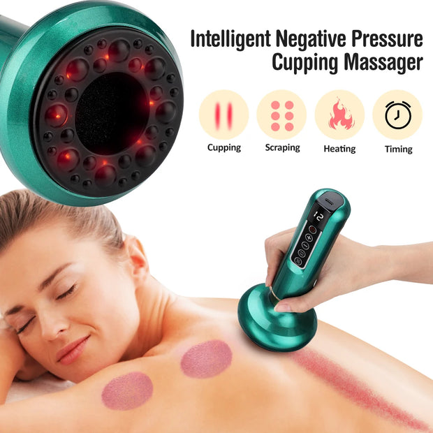 12-Gear Electric Vacuum Cupping Massager