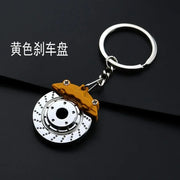 Creative Metal Car Keychain – Turbo, Gearbox & Brake Disc Pendant Gift