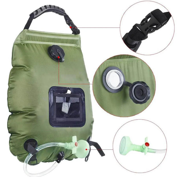 20L Solar Heated Shower Bag