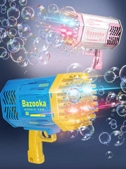 69-Hole Light-Up Bubble Gun