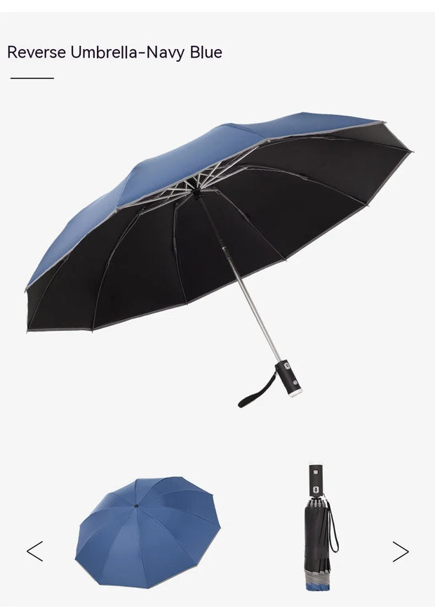 Automatic Reverse Folding Umbrella