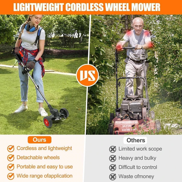 1850W Cordless Electric Lawn Mower