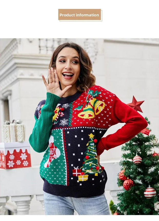 Women's Christmas Knitted Sweater