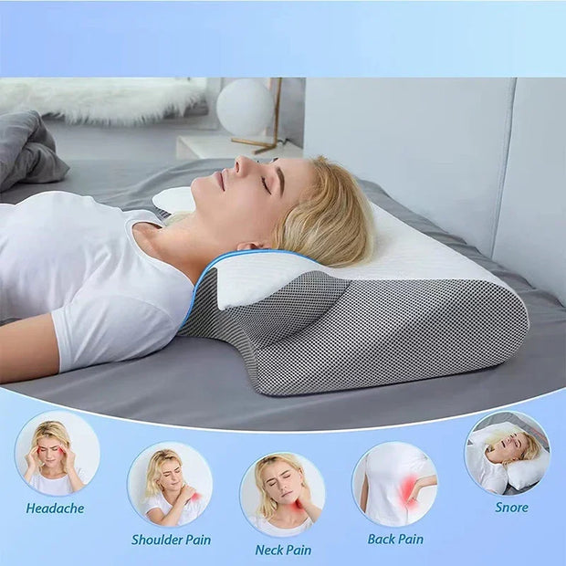 2-in-1 Memory Foam Neck Pillow