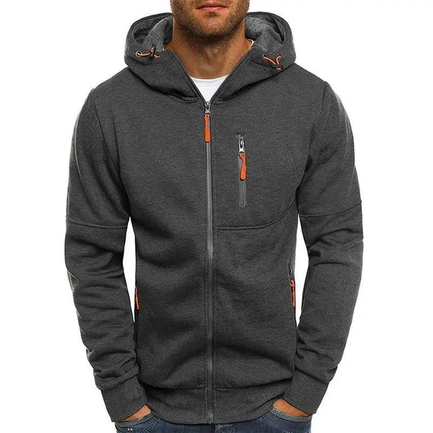 Men’s Hooded Cardigan Sweater Jacket