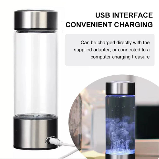 420ML Portable Hydrogen Water Bottle