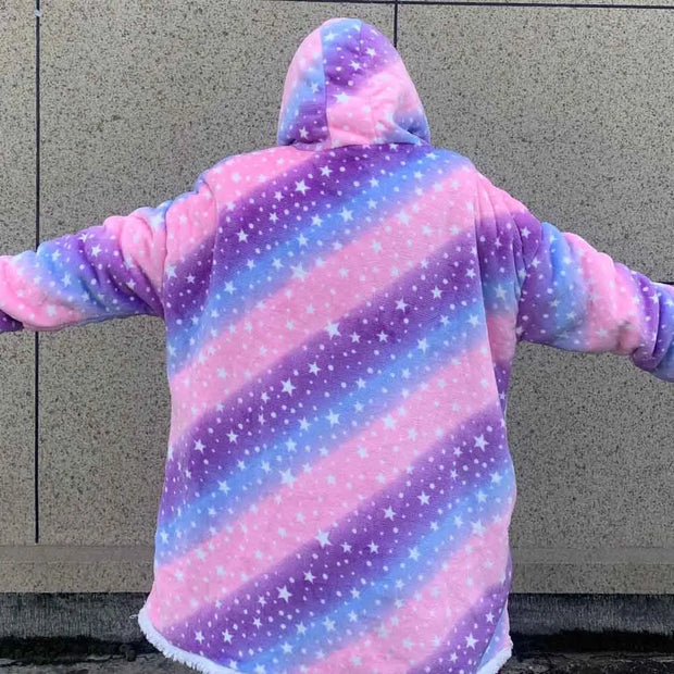 Cartoon Oversized Hoodie Blanket