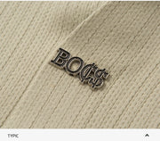 Solid Color V-Neck Shirt